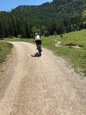 Radweg zur Buchberghütte