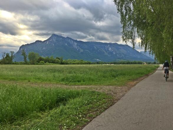 Blick auf den Untersberg