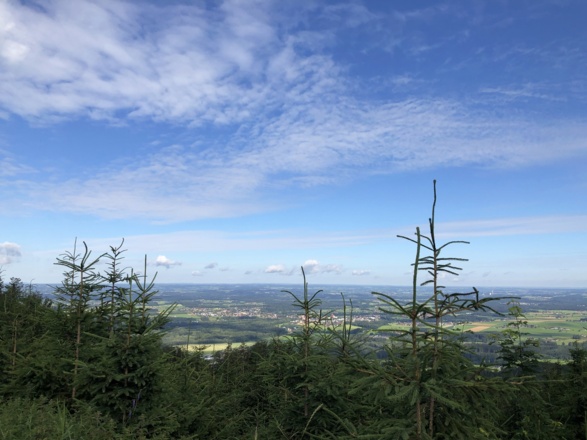 Aussicht auf Nussdorf und Oberndorf