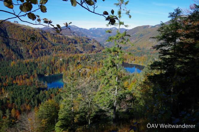 Rückblick auf den Kleinen und Großen Ödsee