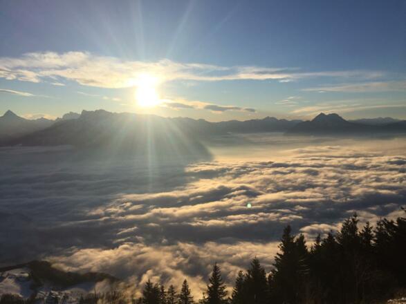 Ausblick von der Gaisbergspitze