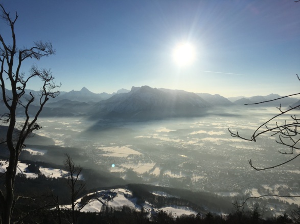 Blick auf den Untersberg