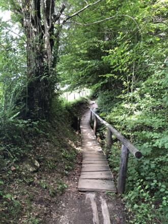 Wanderweg am Grat