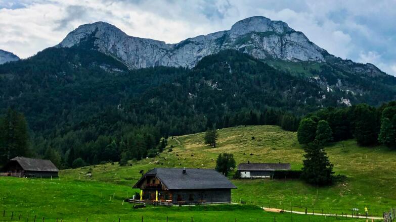 Eisenaualm mit Schafberg