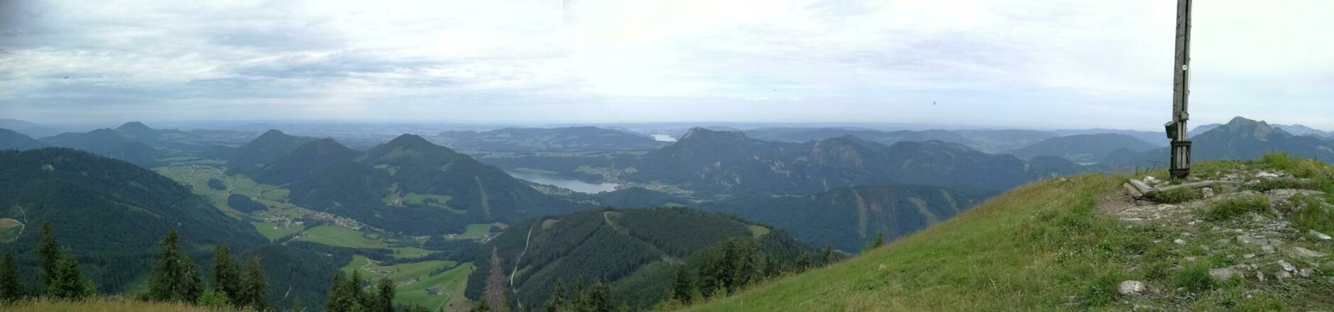 Panorama am Gipfel