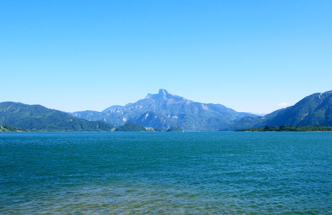 Blick über den Mondsee