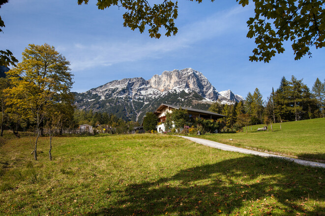 Ausgangspunkt dert Untersbergrunde Hüttentour: Hintergern