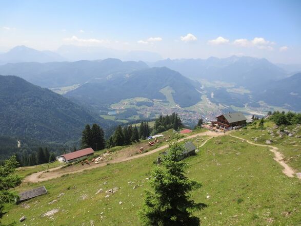 Blick Hochgernhaus Achental