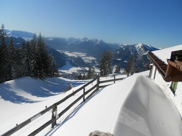 Blick Enzianhütte Achental