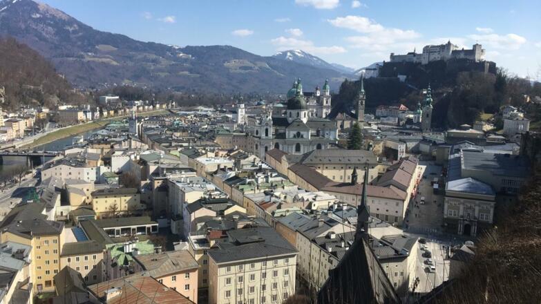 Blick auf die Altstadt Salzburg