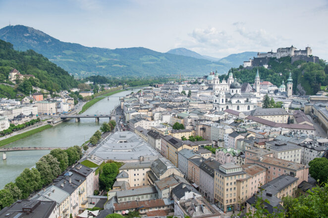 Blick vom Mönchsberg