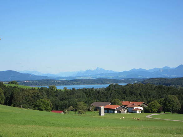 Blick auf den Waginger See
