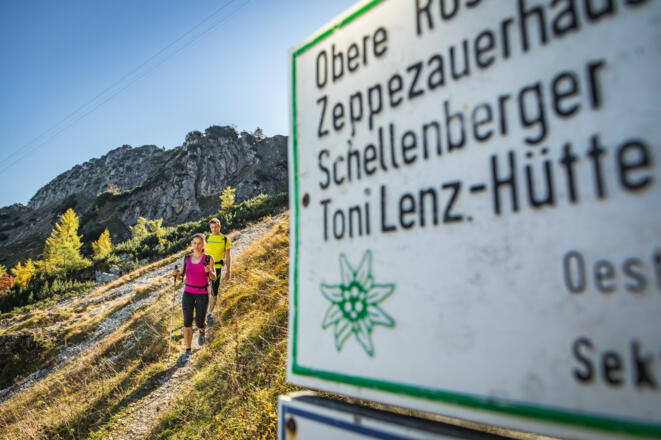 Über die obere Rositten geht es weiter