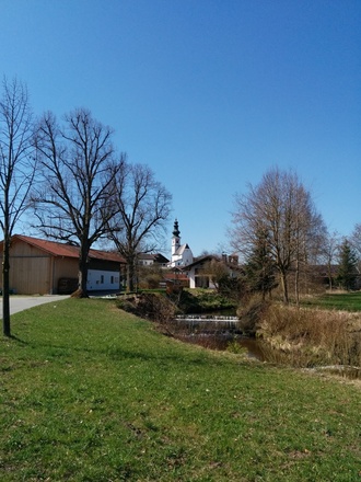 Blick ins Dorf Gaden