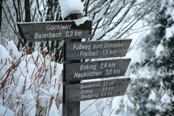 Auch im Winter einen Spziergang wert