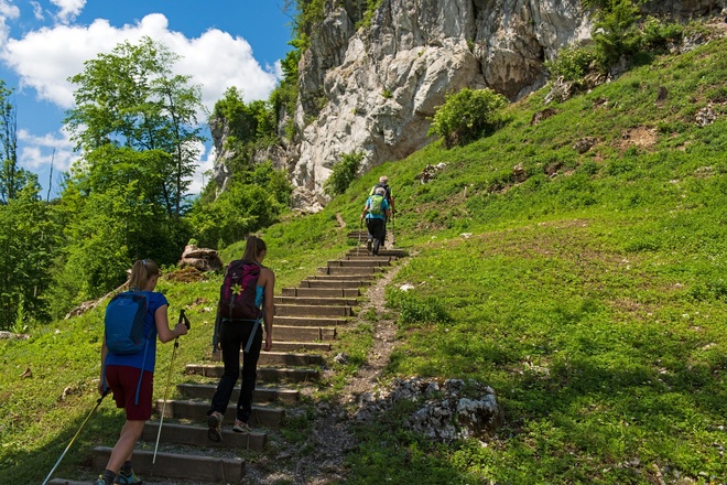 Wandern zur Burgruine