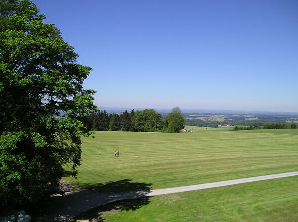 Blick vom Aussichtsturm Ratzinger Höhe nach Westen
