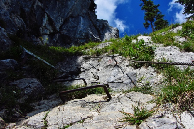 Im Dr. Julius-Mayr-Weg (Klettersteig)