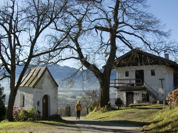 Panoramablick von Vordersteinberg auf das Inntal