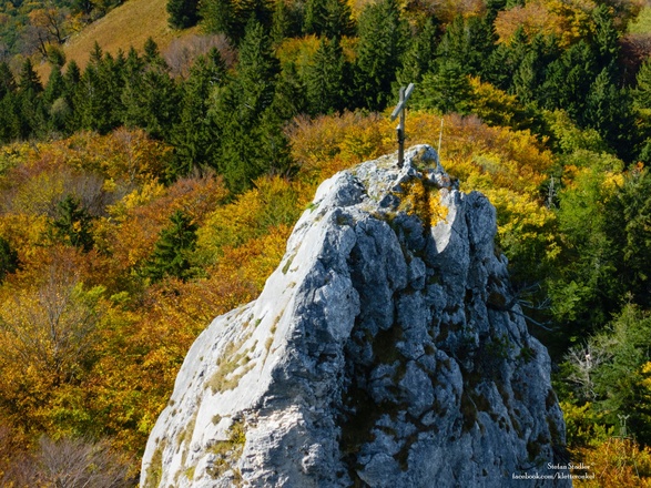 die Kundl im bunten Herbst vom Backofen aus Fotografiert