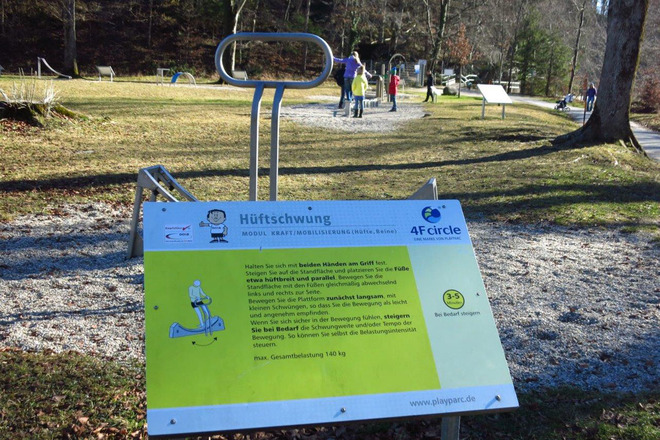 Stationstafel Bewegungsparcours Eichental