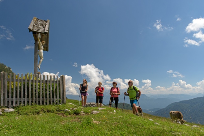 Wegkreuz bei den Himmelmoos-Almen