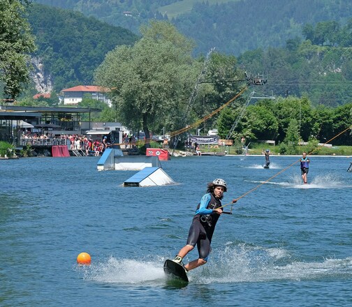 Kiefersfelden Wasserskilift Hödenauer See
