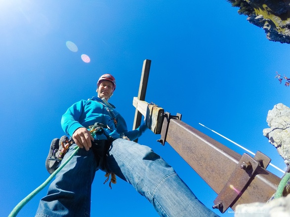 am Gipfelkreuz