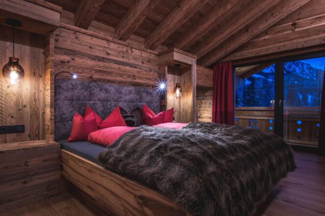 Schlafzimmer 1 Chalet Steinbock