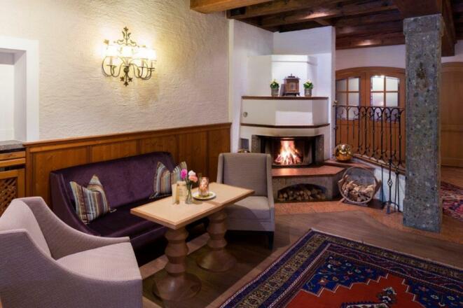 Hotelhalle im Hotel Vollererhof