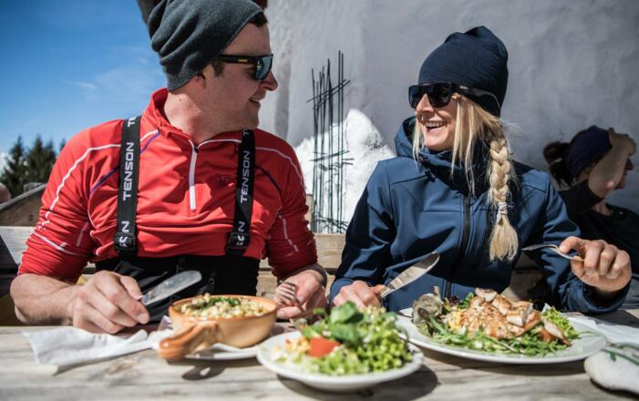 Kulinarik auf der Tulferhütte