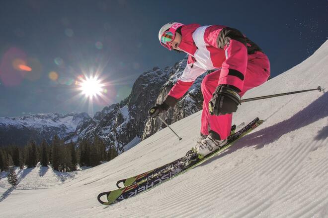 Skifahrer Dachstein-West