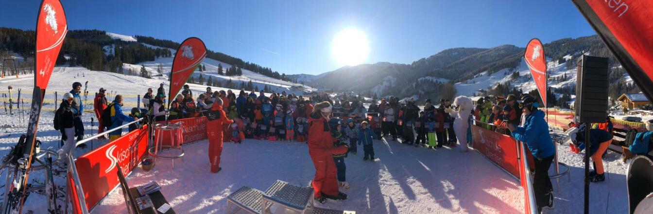 Skischule Siegerehrung