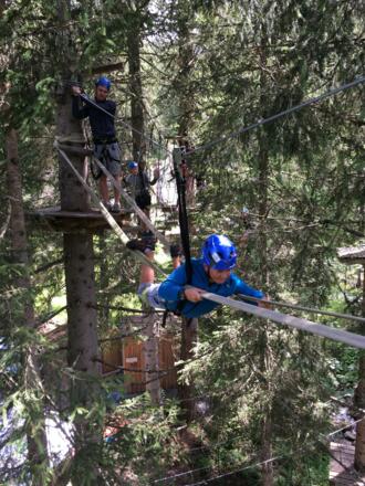Alpinpark  Dienten Seilbrücke