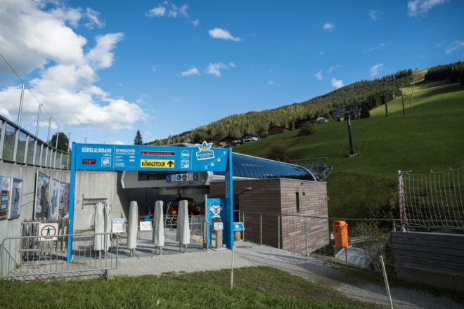 Bürglalmbahn Talstation Sommer
