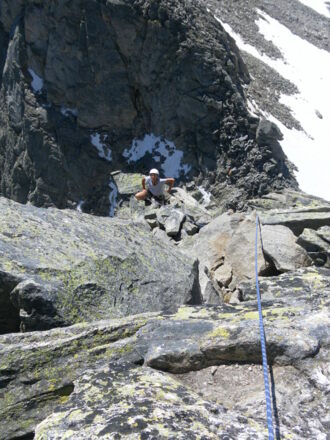 Tiefblick zur Feldscharte