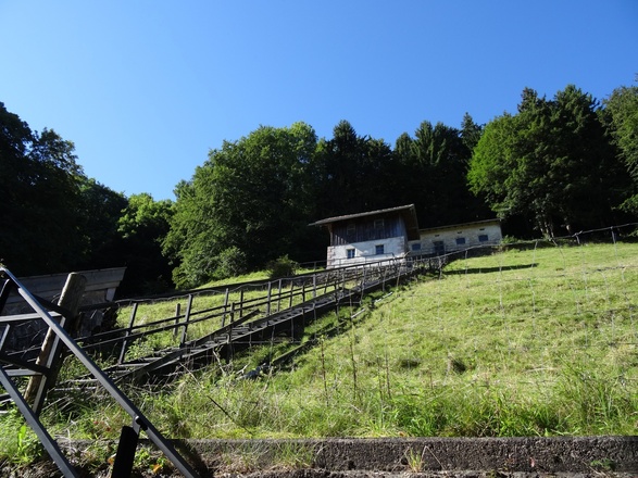 Treppe vom Museum zum Panoramaweg
