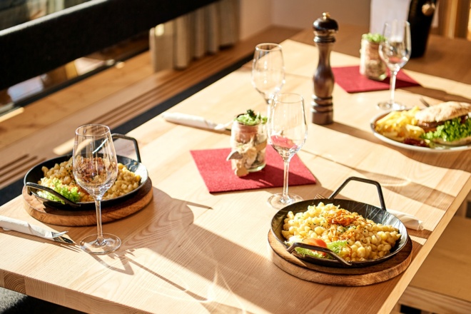 Montafoner Keesknöpfli im Berghof Golm