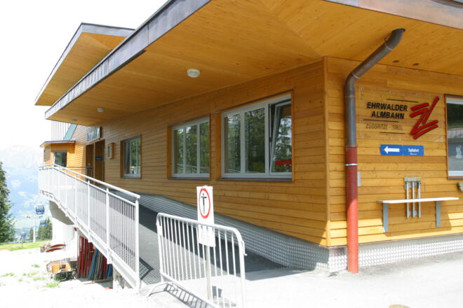 Ehrwalder Almbahn Bergstation