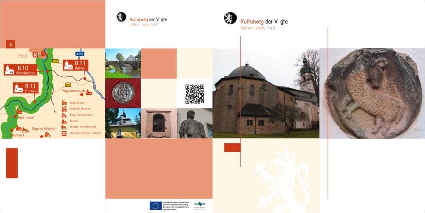 Kulturweg der Vögte: Getreue in Franken (Objektflyer deutsch)