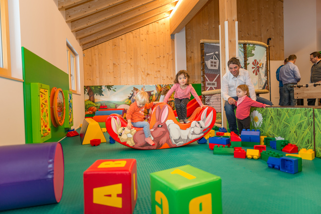 Auch für die Kleinen gibt es etwas im Spielpark Damüls