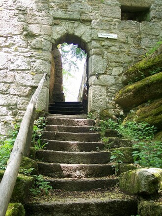 Großer Waldstein - Burgruine Rotes Schloss