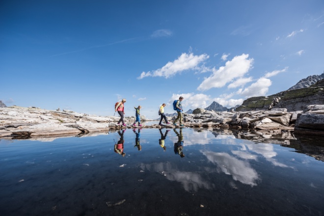 Wandererlebnisse in der Weißsee Gletscherwelt