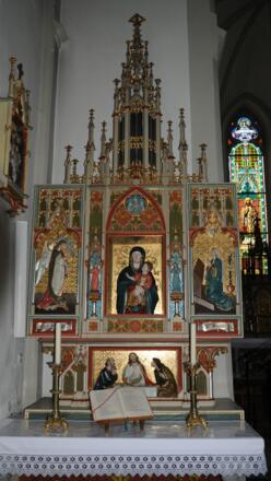 Kuratienkirche Heiliger Wolfgang Seitenaltar