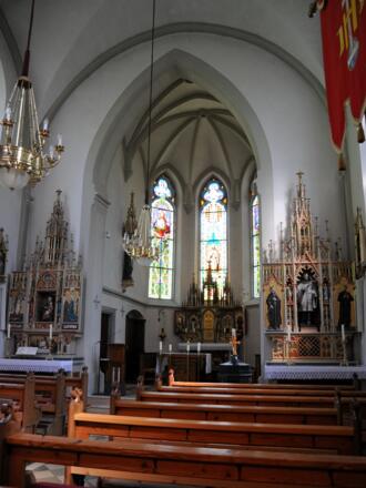 Kuratienkirche Heiliger Wolfgang Altarraum