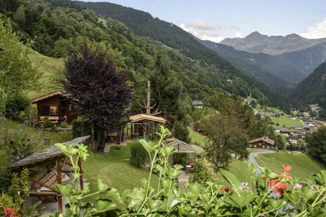 Blick vom Balkon