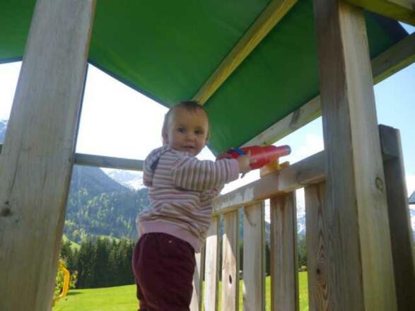 Kletterhaus + Rutsche