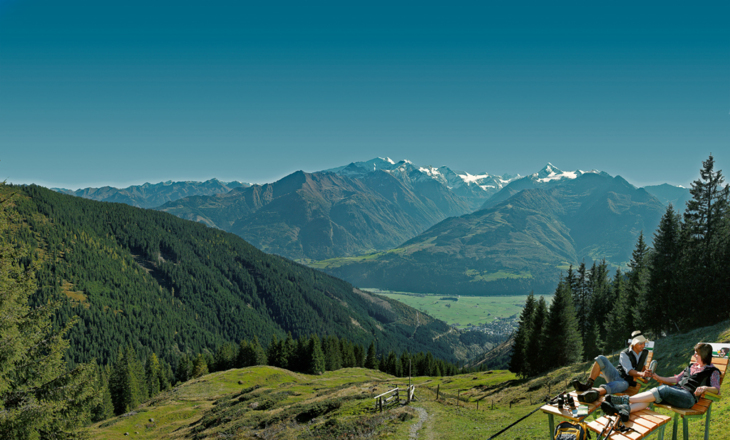 Ausblick von Pinzgauer Hütte