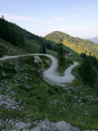 Abfahrt vom Straubinger Haus