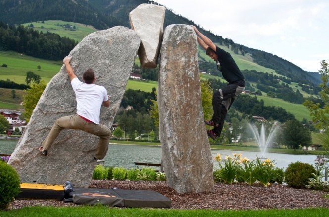 Boulderpark am Erlebnisbadesee Uttendorf